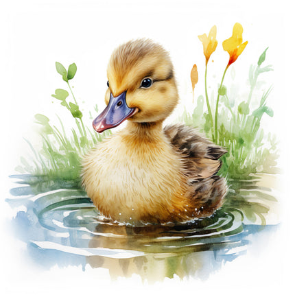 duckling quilt block