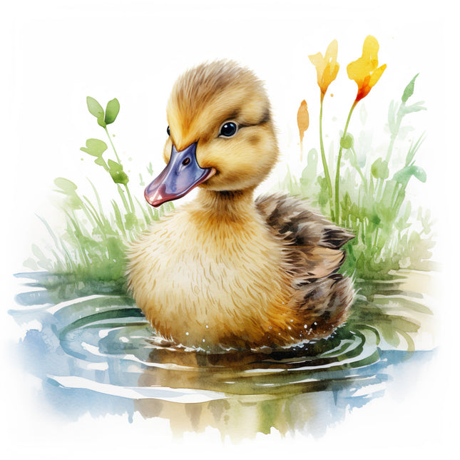 duckling quilt block