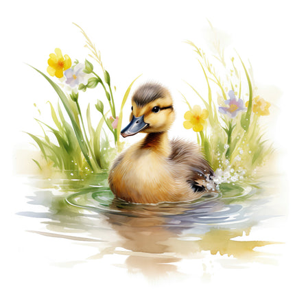 duckling quilt block