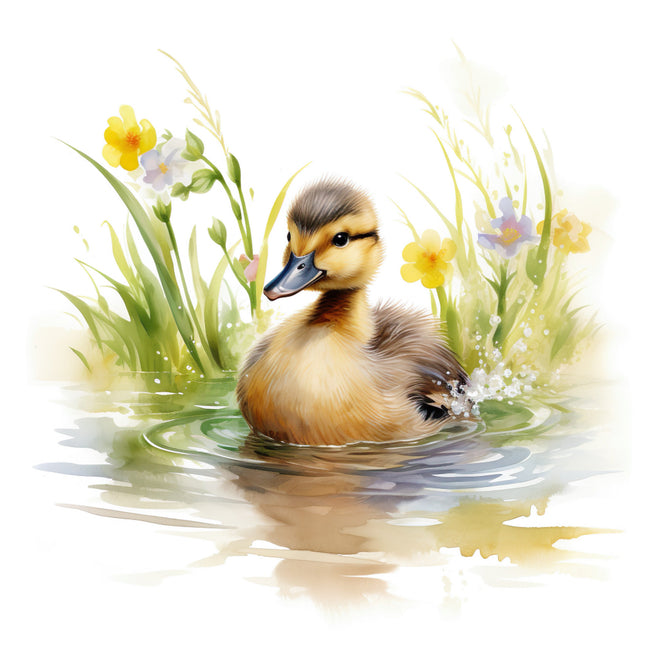 duckling quilt block