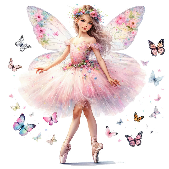 Fantasy fairy fabric panel