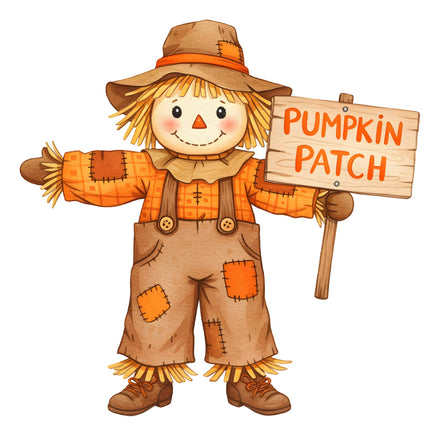scarecrow fabric panel