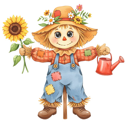 scarecrow fabric panel