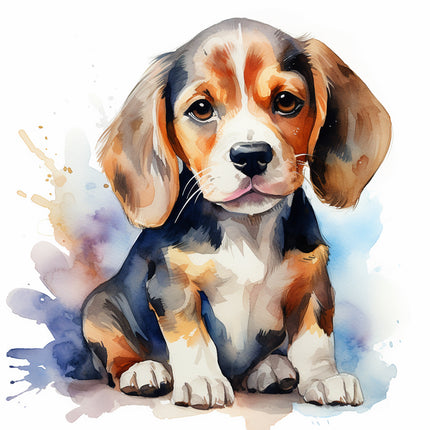 beagle quilt square