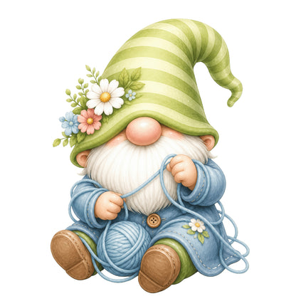 gnome quilt square