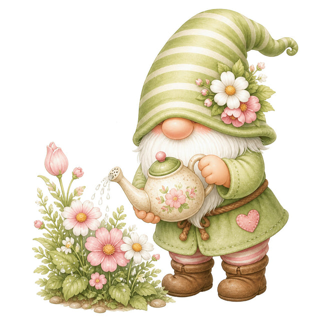 Gnome 100% Cotton Fabric Panel Block FLIP-AN1094