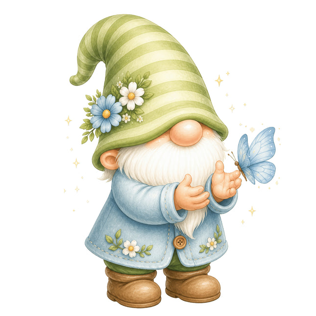 garden gnome quilt square