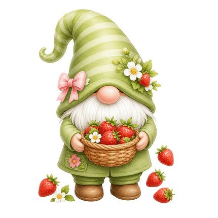 garden gnome quilt block