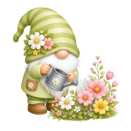 garden gnome quilt block