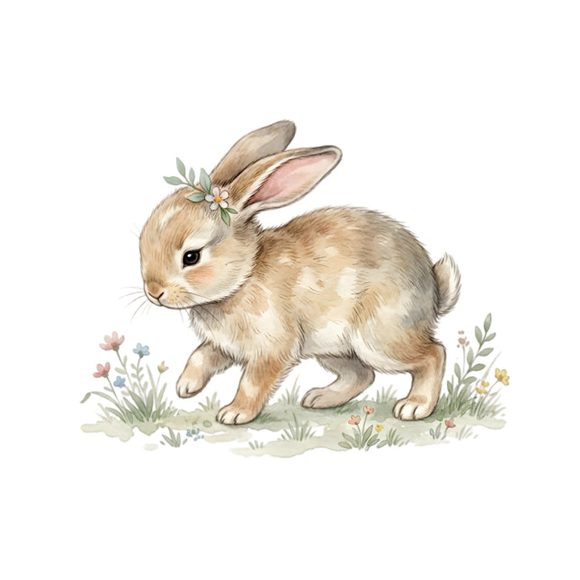 garden bunny quilt block