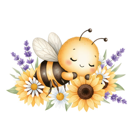 bee cotton quilt block