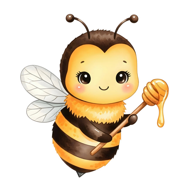 honey bee fabric panel