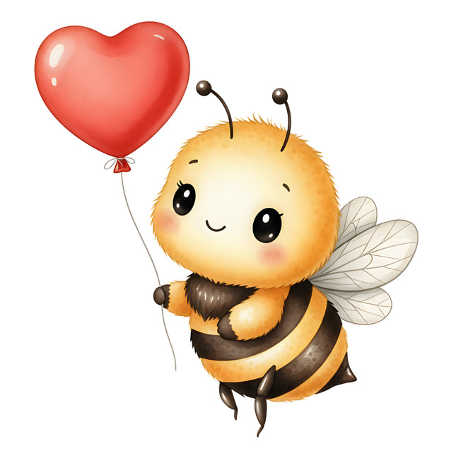 honey bee with balloon fabric panel