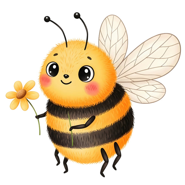 bee cotton quilt square
