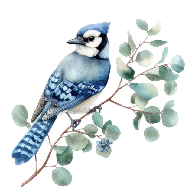 blue jay quilt square