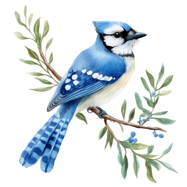 blue jay quilt square