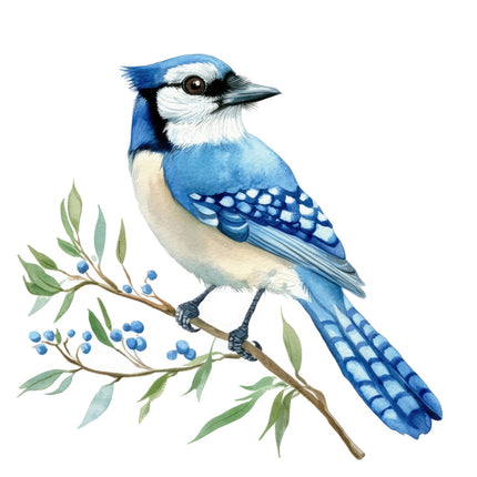 blue jay quilt square