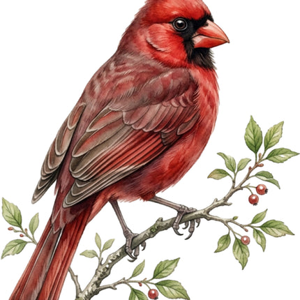 cardinal quilt block