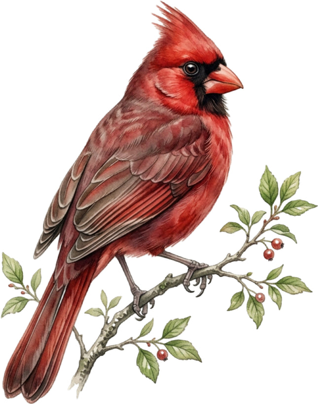 cardinal quilt block