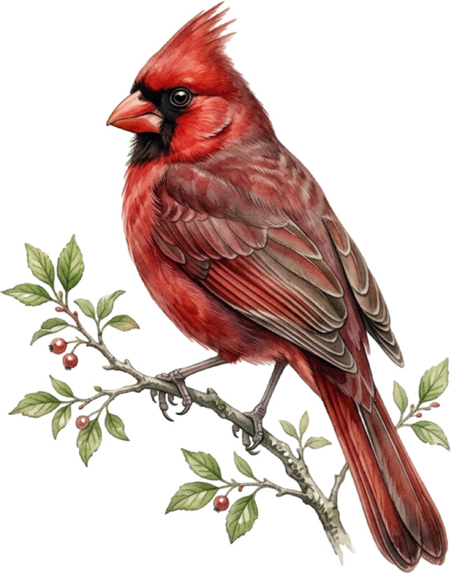 cardinal quilt block