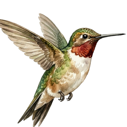 hummingbird quilt square