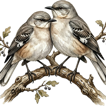 mockingbirds quilt square