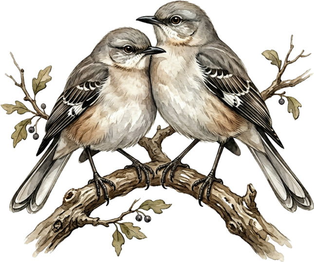 mockingbirds quilt square