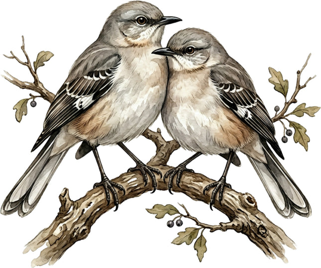 mockingbirds quilt square
