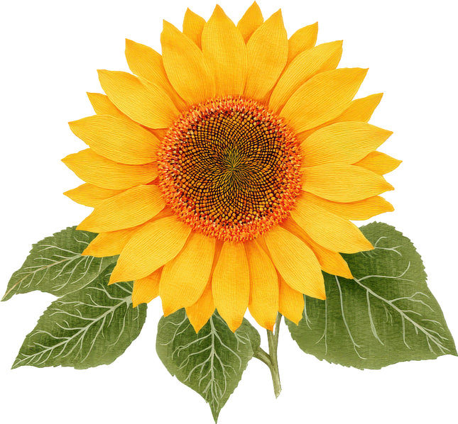sunflower fabric panel