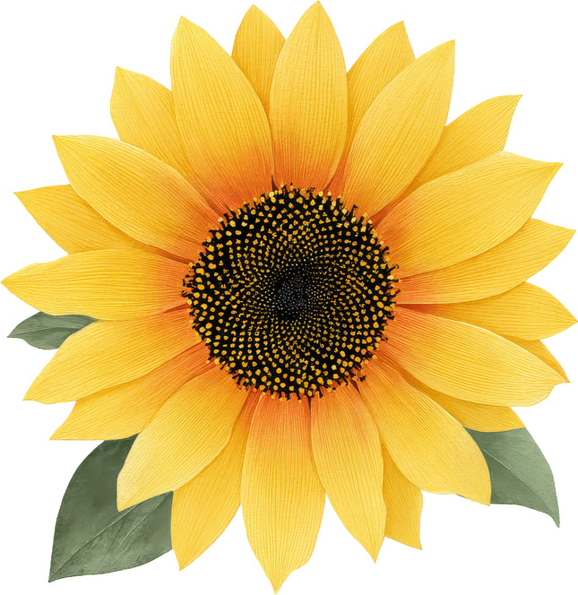 sunflower fabric square