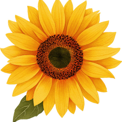 sunflower quilt square