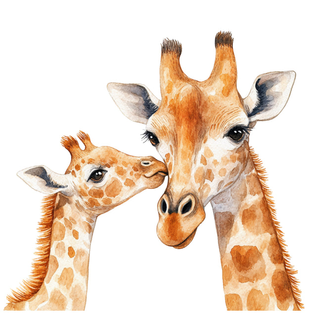 giraffes quilt square