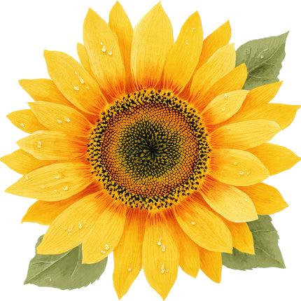 Sunflower 100% Cotton Fabric Panel Block AN2067
