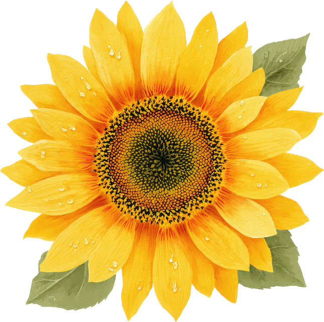 Sunflower 100% Cotton Fabric Panel Block AN2067
