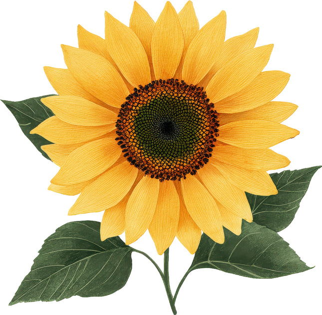 Sunflower 100% Cotton Fabric Panel Block AN2069