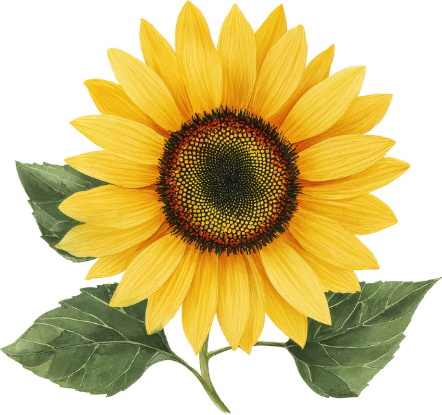 Sunflower 100% Cotton Fabric Panel Block AN2073