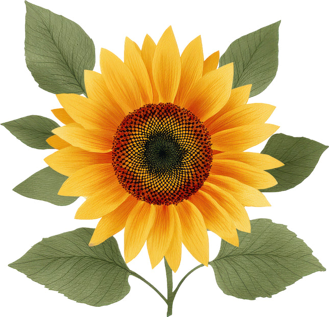 Sunflower 100% Cotton Fabric Panel Block AN2077
