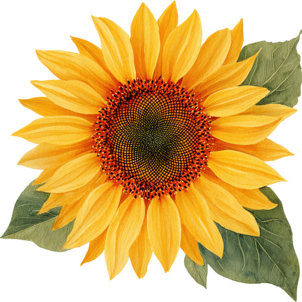 Sunflower 100% Cotton Fabric Panel Block AN2082