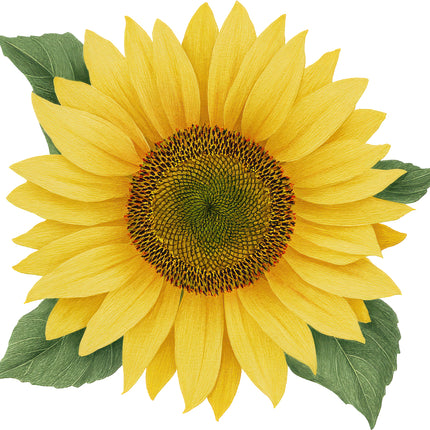 Sunflower 100% Cotton Fabric Panel Block AN2086