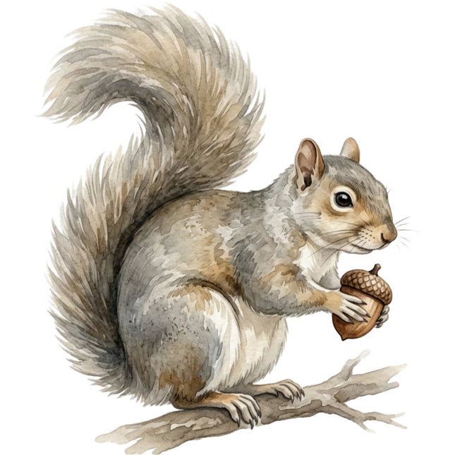 squirrel quilt square