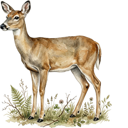 deer fabric panel