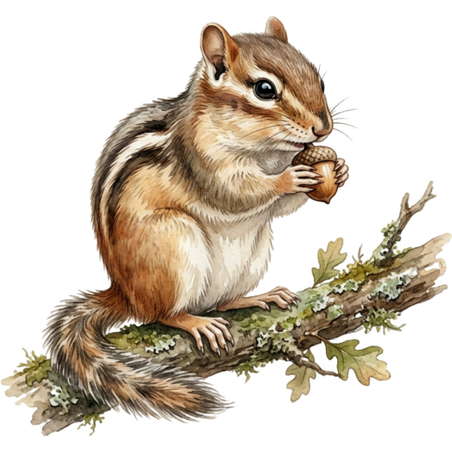 chipmunk fabric panel