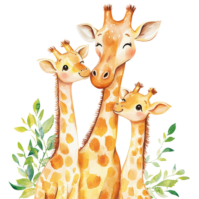 giraffes quilt square