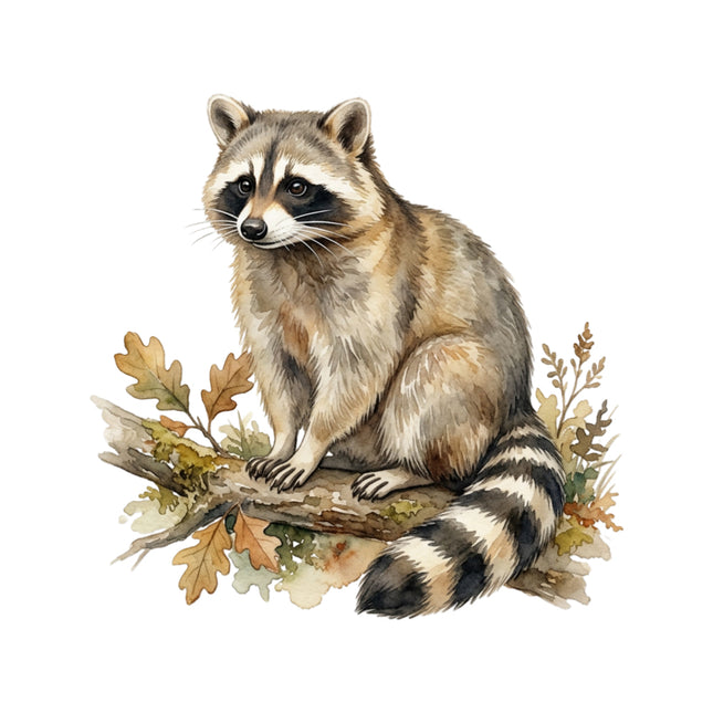 raccoon fabric panel