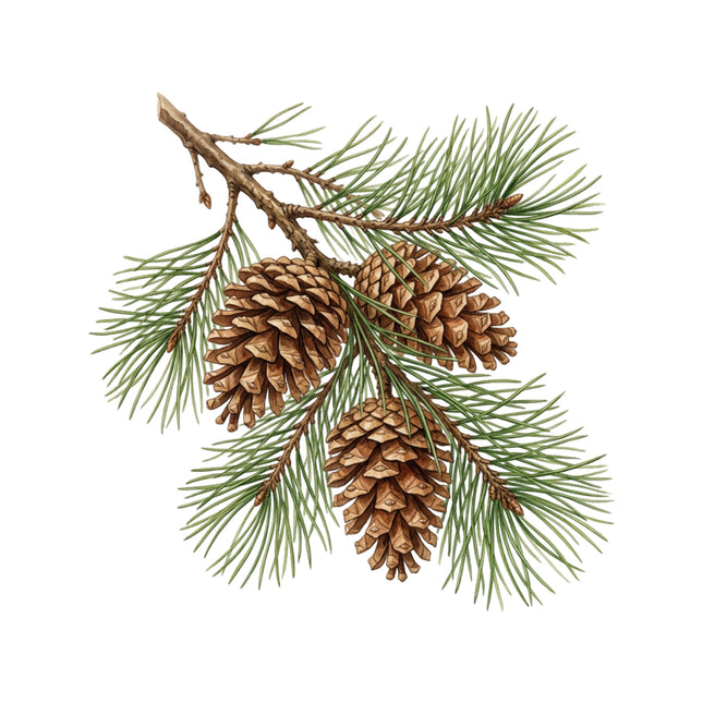 pine cones quilt square