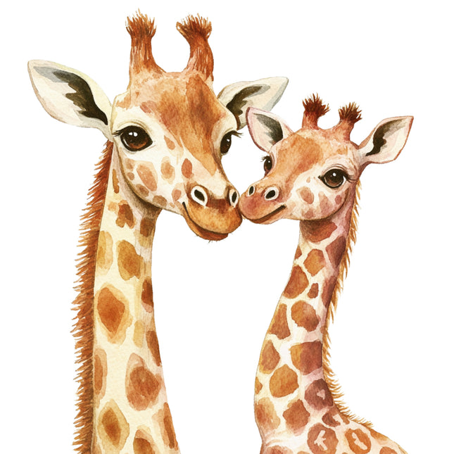 giraffes quilt square