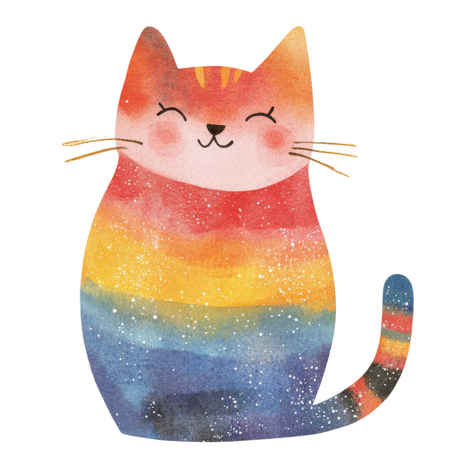 scandinavian cat quilt block
