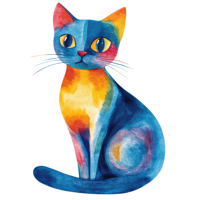 scandinavian cat quilt square