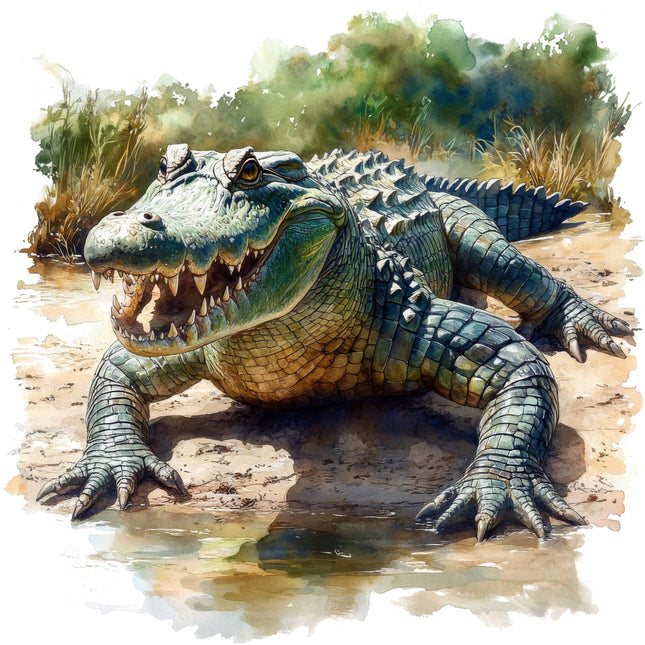 alligator fabric panel