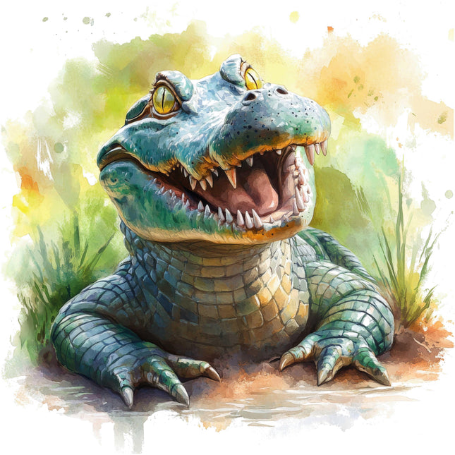 alligator fabric panel